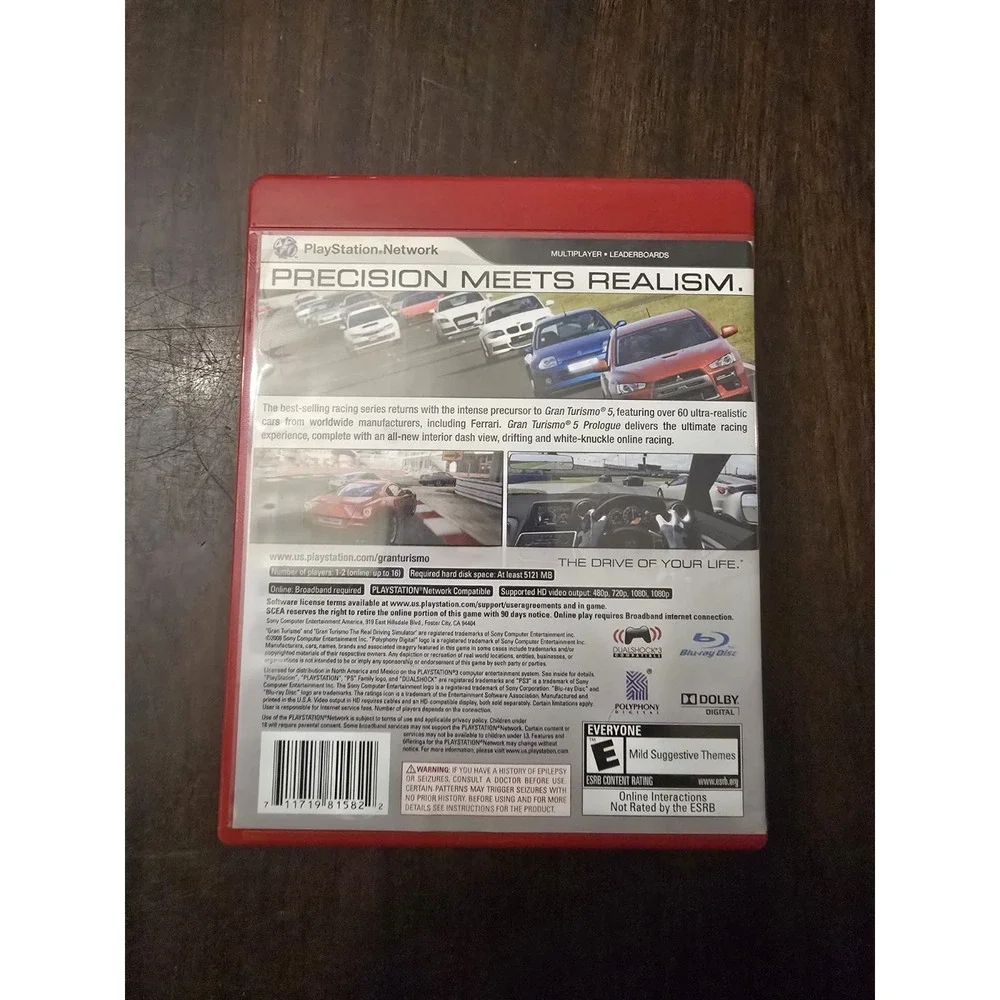 Tested working, Gran Turismo‎ 5 Prologue Sony PS3 Complete Game With Manual